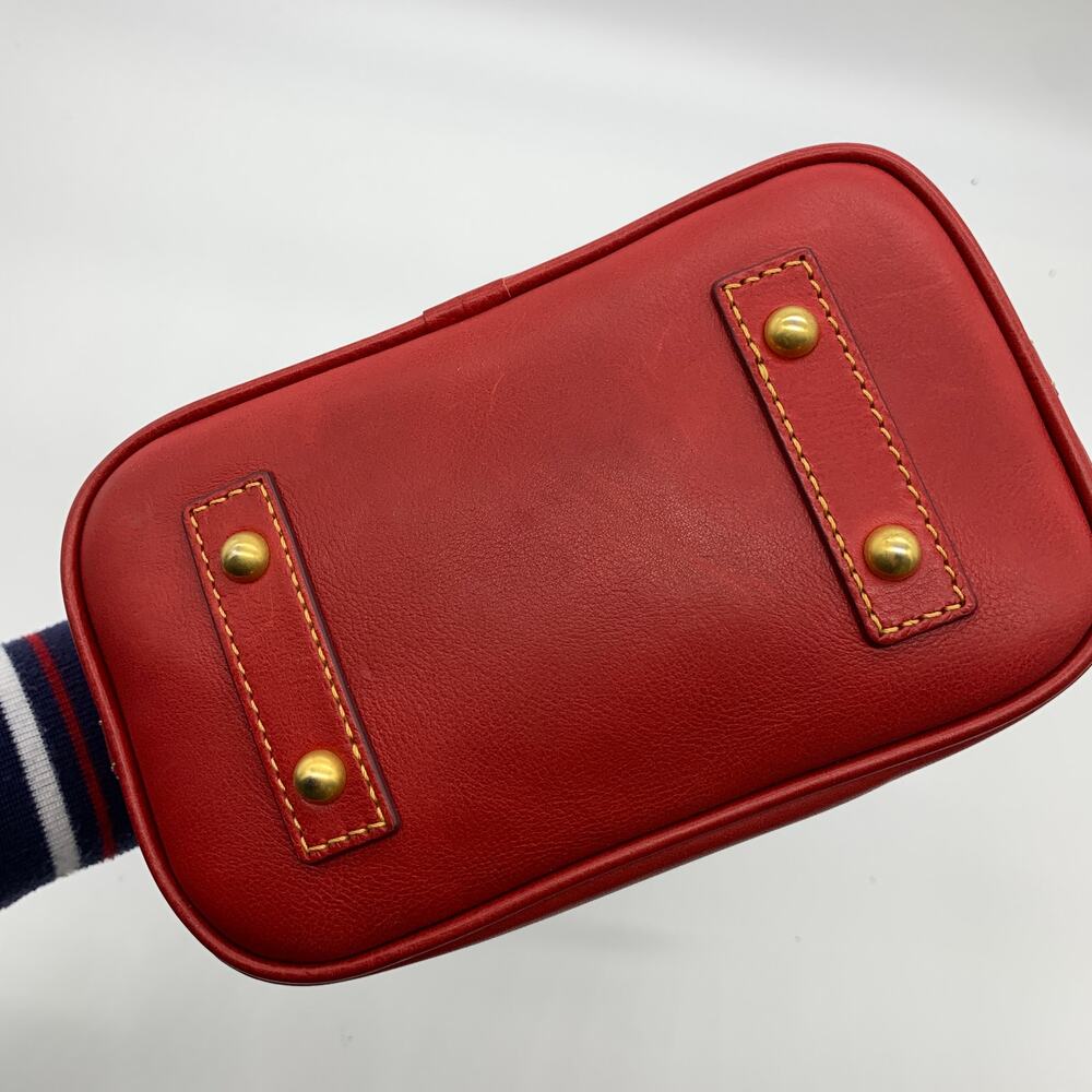 Dooney & Bourke Red Leather Crossbody Bag - Picture 10 of 14